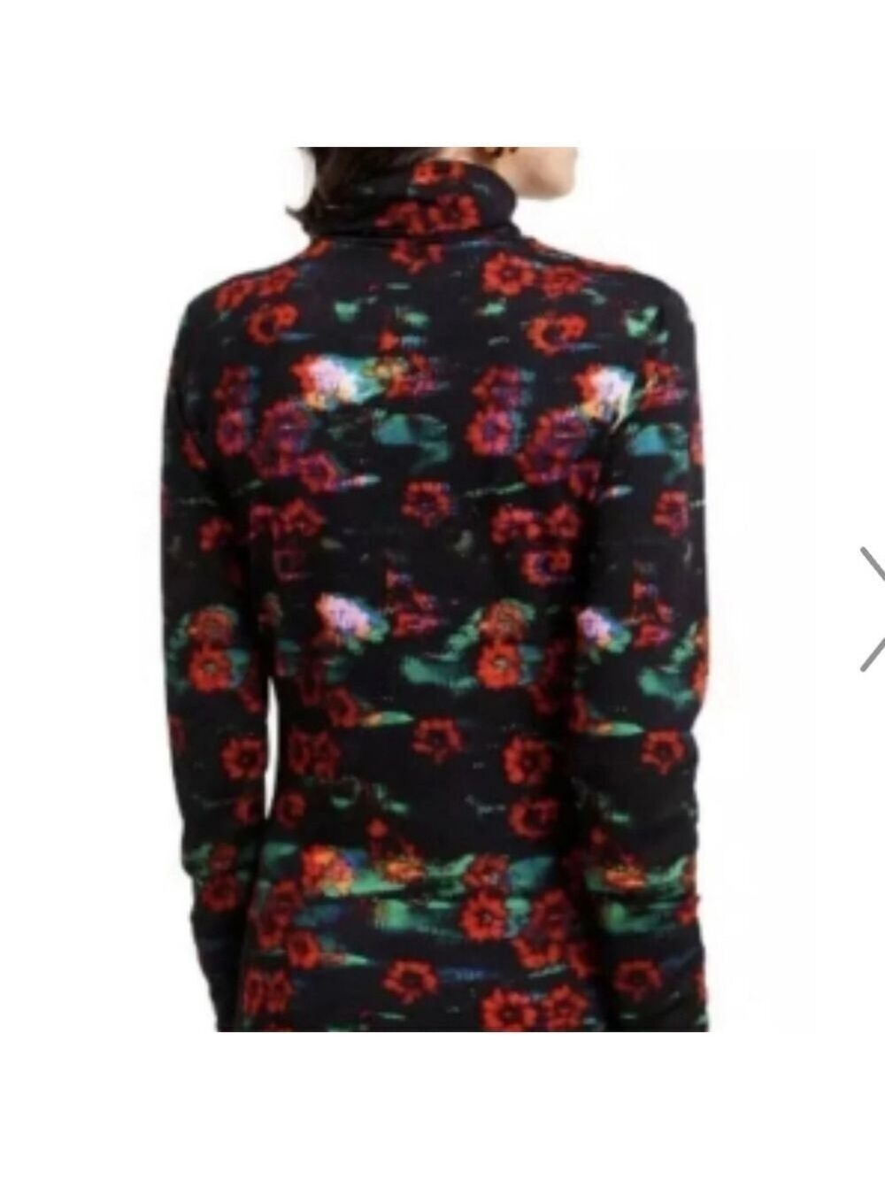 Rachel Comey X Target Long Sleeve Turtleneck  Kodak Red Floral NWT Size XXS - Picture 6 of 15